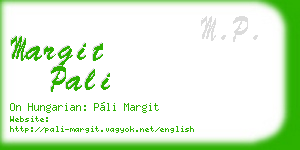 margit pali business card
